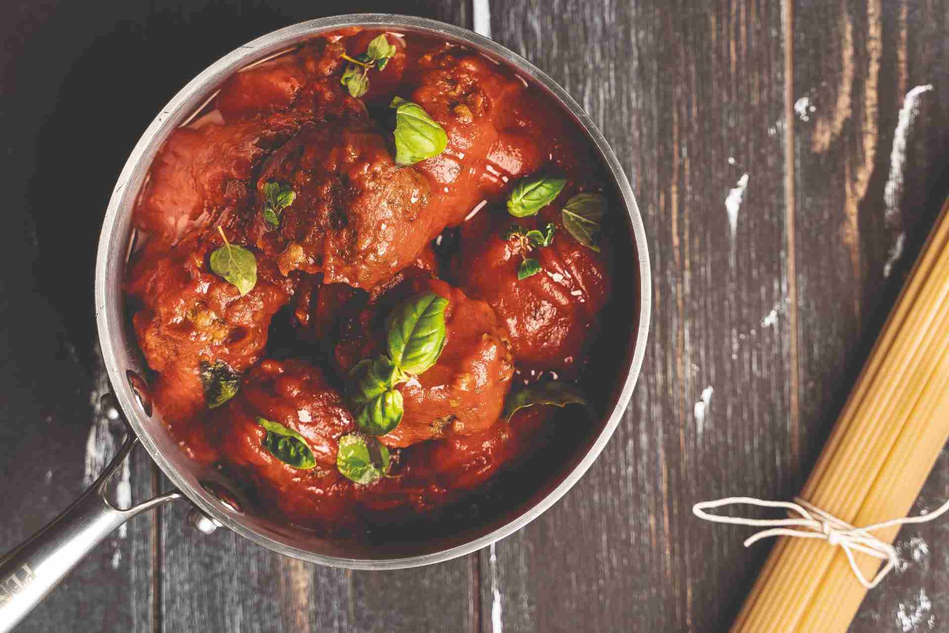 Polpette al sugo di pomodoro